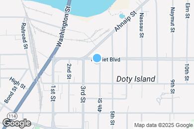 Map image of the property - 417 Nicolet Blvd