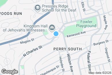 Map image of the property - 2622 N Charles St