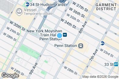 Map image of the property - 301 W 31st St