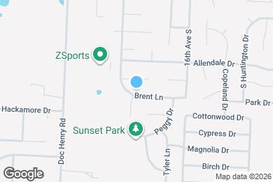 Map image of the property - 1902 Brent Ln