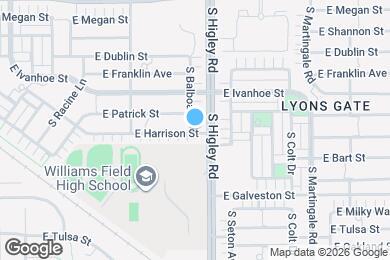 Map image of the property - 1871 S Balboa Dr