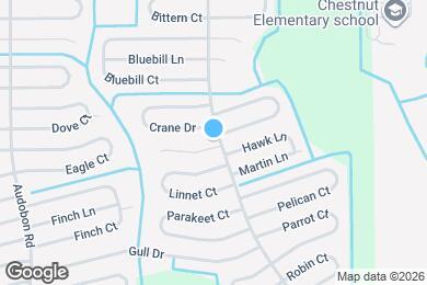 Map image of the property - 601 Dunlin Ln