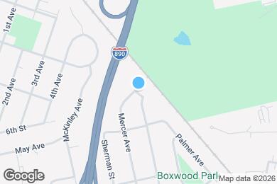 Map image of the property - 249 Mercer Ave