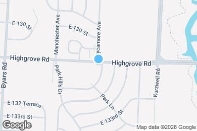 Map image of the property - 13100 Sycamore Ave