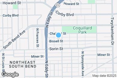 Map image of the property - 1135 Bissell St