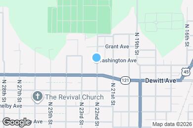 Map image of the property - 721 N 22nd St