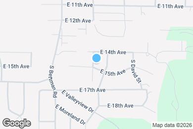 Map image of the property - 6305 E 15th Ave