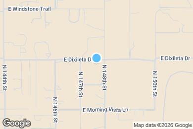 Map image of the property - 14731 E Dixileta Dr