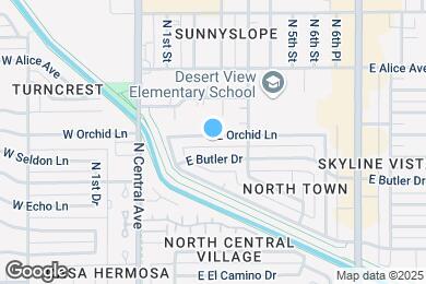 Map image of the property - 205 E Orchid Ln