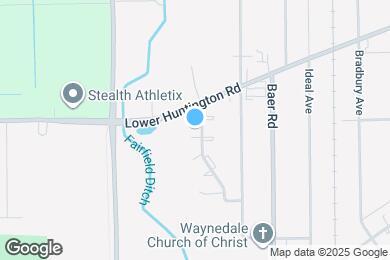 Map image of the property - Hickory Creek Apartments