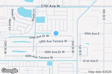 Map image of the property - 412 59th Ave Dr W