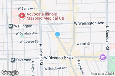 Map image of the property - 2888 N Clark St