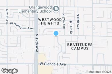 Map image of the property - 7156 N 17th Dr