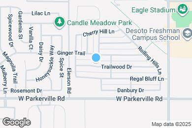 Map image of the property - 1001 Trailwood Dr
