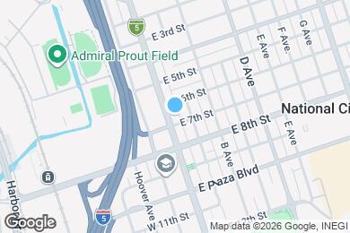 Map image of the property - 625 National City Blvd