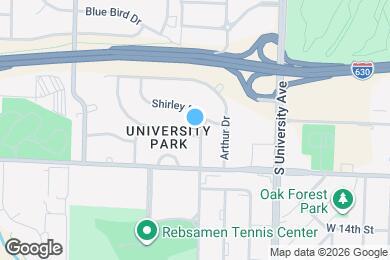 Map image of the property - 1008 S Cleveland St