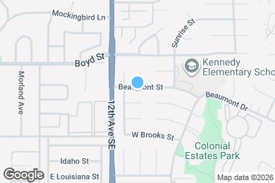 Map image of the property - 1214 Beaumont St