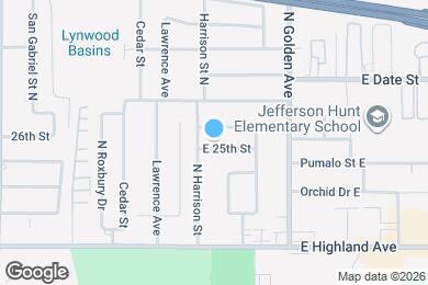 Map image of the property - 1116 E 25th St