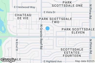 Map image of the property - 8476 E Chaparral Rd