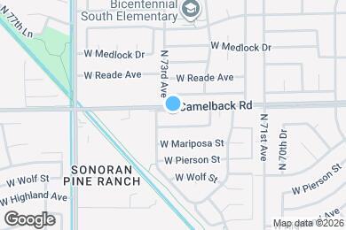 Map image of the property - 7261 W Camelback Rd