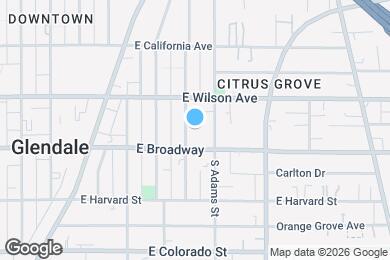Map image of the property - 116 N Belmont St