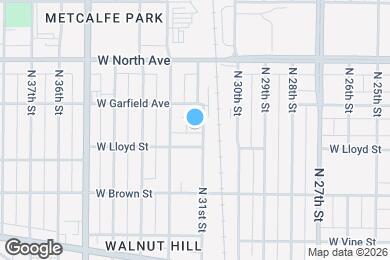 Map image of the property - 2123 N 31st St