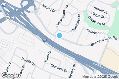 Map image of the property - 1537 Boones Lick Rd