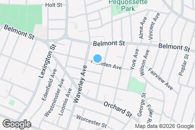 Map image of the property - 89 Harnden Ave