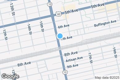 Map image of the property - 1603 7th Ave