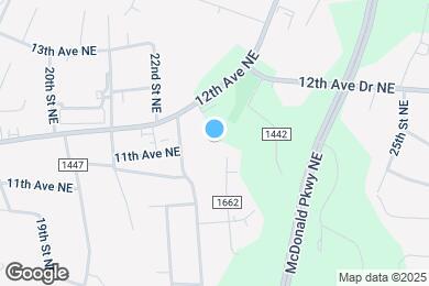 Map image of the property - 1100 22nd St NE