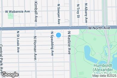 Map image of the property - 3237 W Pierce Ave
