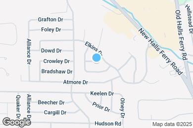 Map image of the property - 1814 Millshire Dr