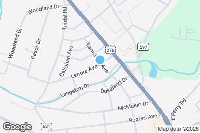Map image of the property - 101 Lenore Ave