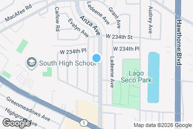 Map image of the property - 23511 Anza Ave