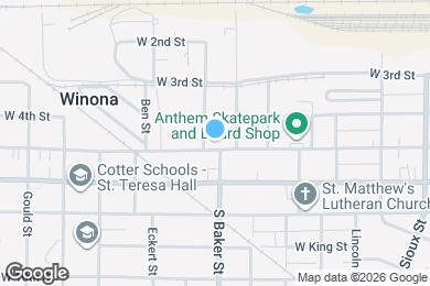 Map image of the property - 920 W 5th St