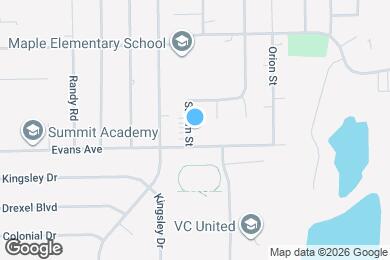 Map image of the property - 7407 Saturn St