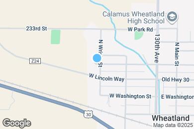 Map image of the property - 206 N Wright St