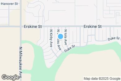 Map image of the property - 518 N Juneau Ave