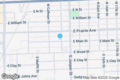 Map image of the property - 105 N Illinois St