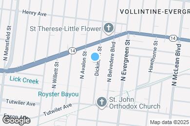 Map image of the property - 749 Dickinson St