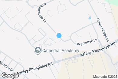 Map image of the property - 8117 N Ridgebrook Dr