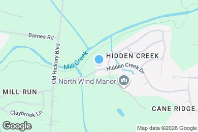 Map image of the property - 3055 Hidden Creek Dr