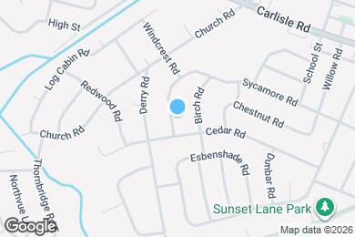 Map image of the property - 2360 Sycamore Rd