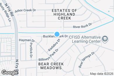 Map image of the property - 19607 Buckland Park Dr