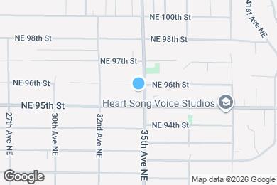 Map image of the property - 9517 35th Ave NE