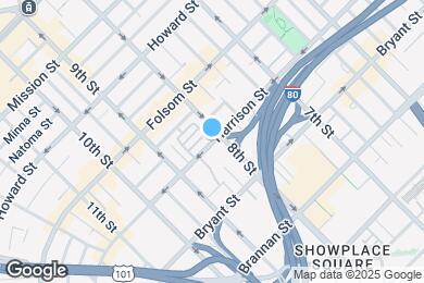 Map image of the property - 1222 Harrison St