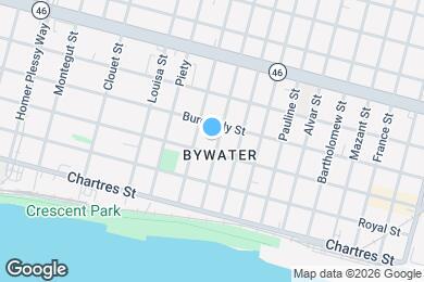 Map image of the property - 814 Gallier St