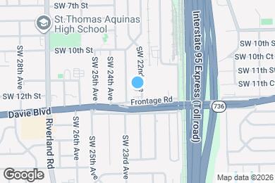 Map image of the property - 1117 SW 22nd Ave