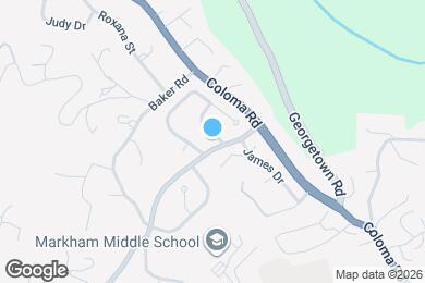 Map image of the property - 841 Oak Crest Cir