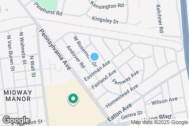 Map image of the property - 1214 W Rosemont Dr